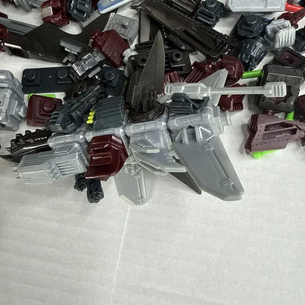Snap Ships Build To Battle Large Piece Parts Lot Weapons Spares Bundle